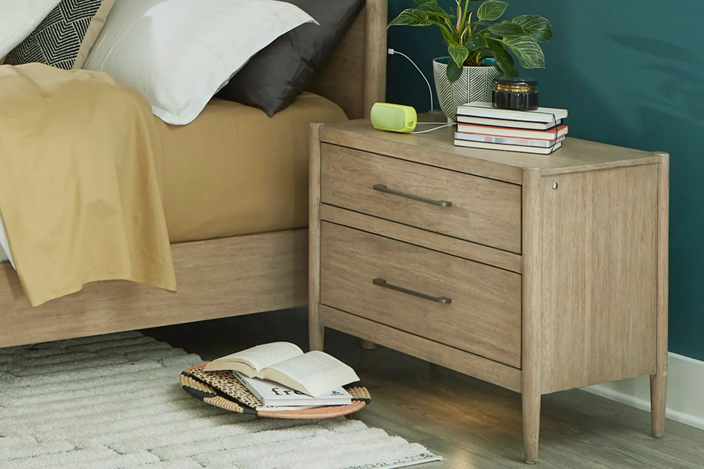 Aspen Home Shiloh 2 Drawer LIV360 Nightsand