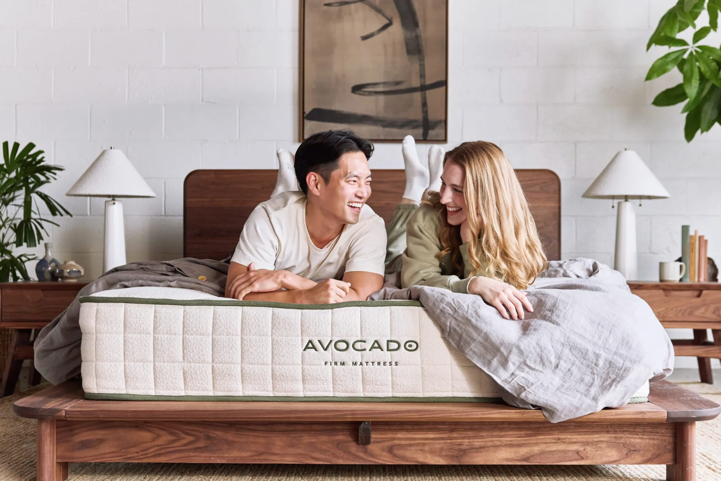 Avocado Green Hybrid Firm Mattress 11.5"