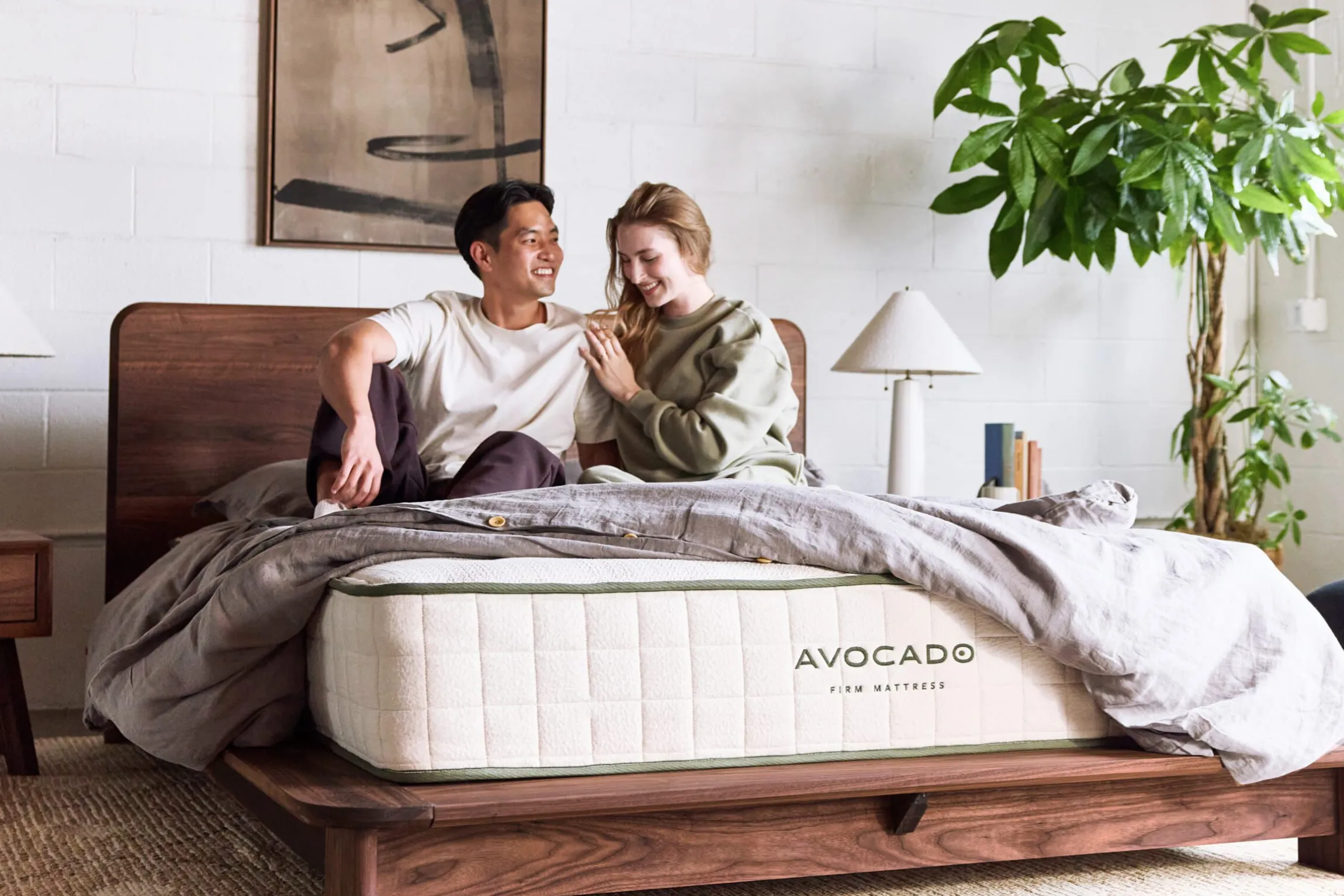 Avocado Green Hybrid Firm Mattress 11.5"
