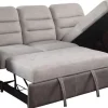 Homelegance Alfio Sectional with pullout bed and hidden storage