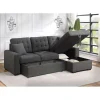 Homelegance McCafferty Sectional with pullout bed and hidden storage