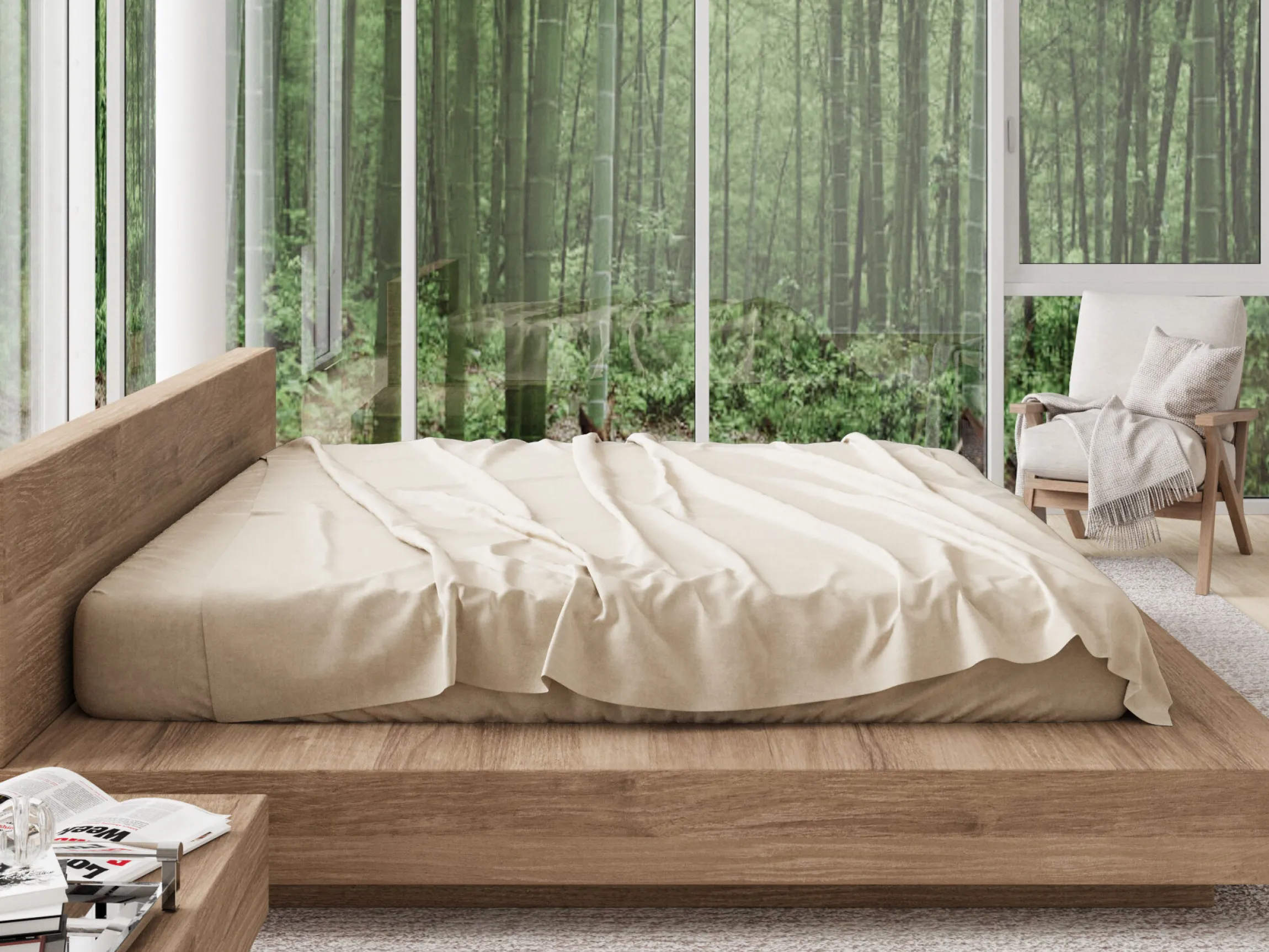 iSleep Shop Natural Bamboo Sheet Set