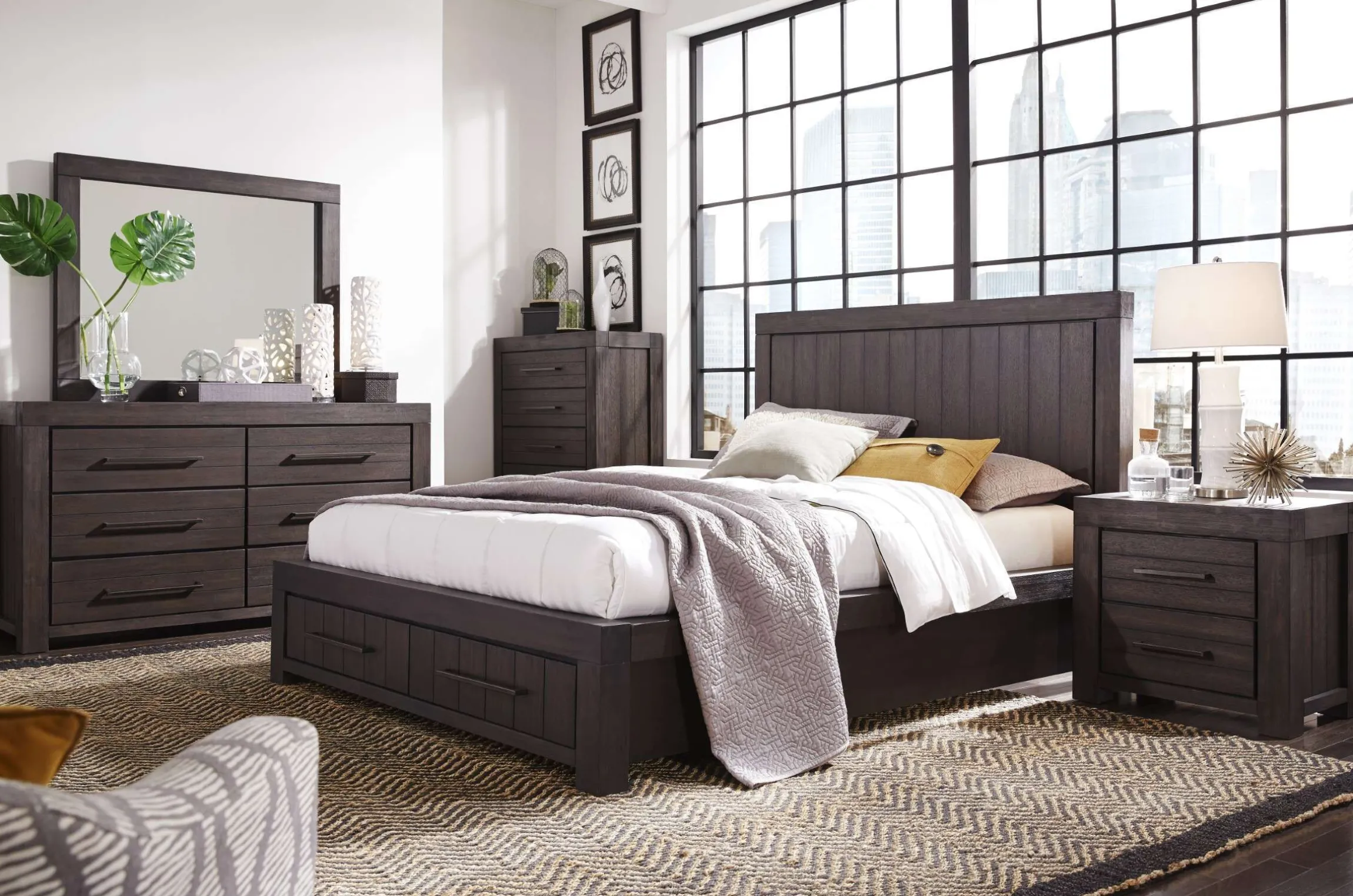 Modus Heath Platform Storage Bed Complete