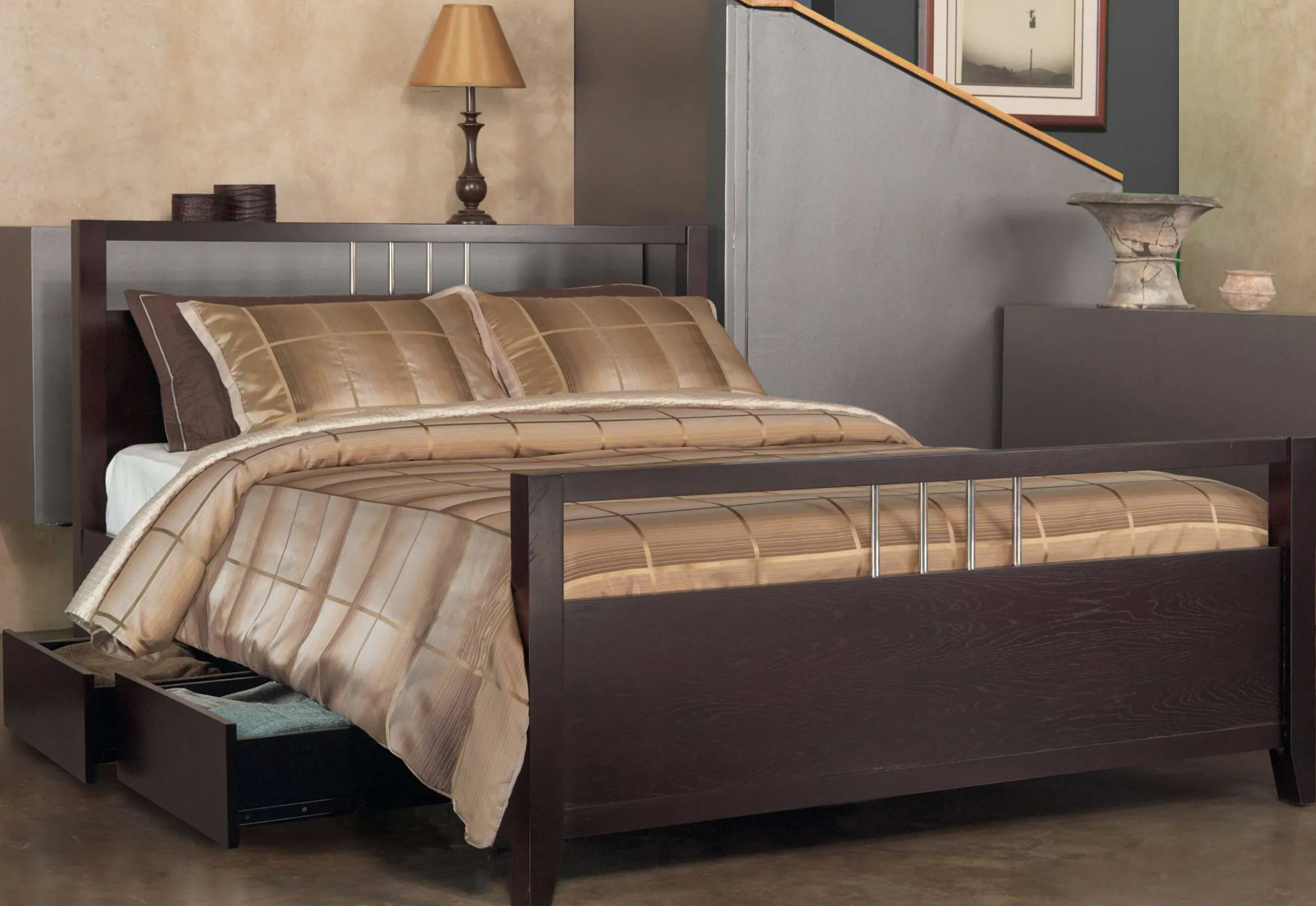 Modus Nevis Platform Storage Bed Complete